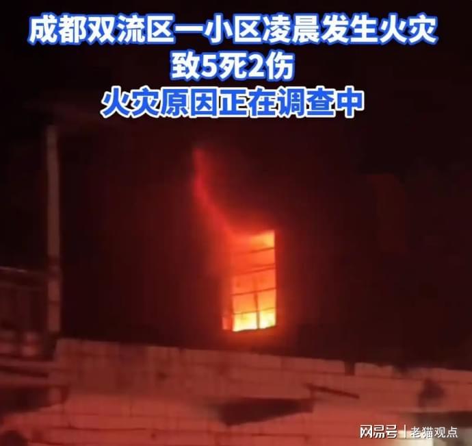 开云体育-5死2伤!成都一小区深夜突发大火,死者身份流出,知情者含泪发声